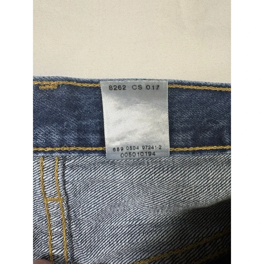 Vintage Levis 501 Blue Jeans Size 33 x 30 May 2004 Made In Colombia Red